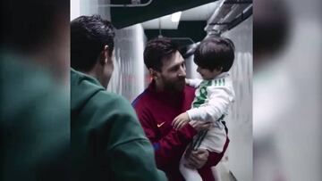 Momentazo: Cuando el hijo de Guardado conoció a Messi