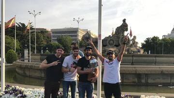 Llull, Campazzo, Causeur y Yusta dan los buenos días desde Cibeles