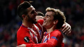 Koke y Griezmann.
