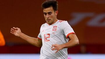 Eric García, en el Holanda-España de selecciones.