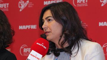Maria Jose Rienda, President of CSD during the official announcement of the Spanish Selection of Tennis, wich will play the David Cup finals.
21/10/2019 ONLY FOR USE IN SPAIN