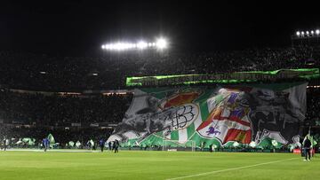 El Benito Villamarín, durante el último derbi.