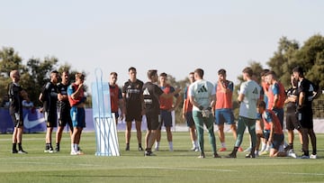 15/07/25 ENTRENAMIENTO REAL ZARAGOZA LOS ANGELES DE SAN RAFAEL SEGOVIA GABI FERNANDEZ GRUPO