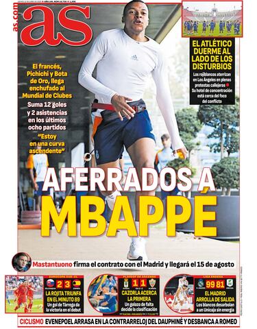 Las portadas de AS de junio
