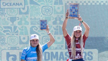 Janire y Annette Gonzalez-Etxabarri en el Boardmasters Open 2025