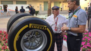 Sir Jackie Stewart en el GP de Abu Dhabi.