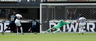 El portero belga tuvo una actuación destacada en el partido contra el Pachuca.