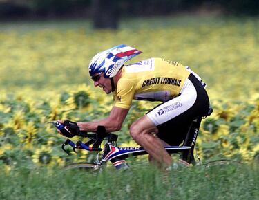 Se proclamó campeón del mundo en 1993. En 1996 se le halló un cáncer de testículo del que se recuperó hasta volver a competir en 1998. A principios de 2012 se inició un proceso que culminó con su suspensión de por vida y la anulación de todos sus resultados desde el 1 de agosto de 1998, incluidos los siete Tours, por una trama de dopaje y corrupción. 