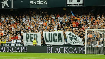 La Curva Nord se acuerda de Luca