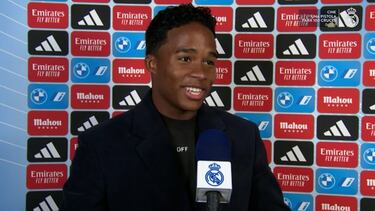 Endrick ya está en el Bernabéu