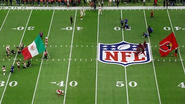 MEX486. CIUDAD DE MÉXICO (MÉXICO), 21/11/2022.- Fotografía del estadio Azteca previo a un juego entre Arizona Cardinals y San Francisco 49ers por la semana 11 de la NFL, hoy en Ciudad de México (México). EFE/Isaac Esquivel