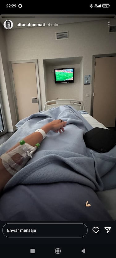 Aitana sufre “meningitis vírica”