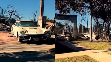 Impactantes imágenes de las secuelas que dejaron los incendios en Los Ángeles