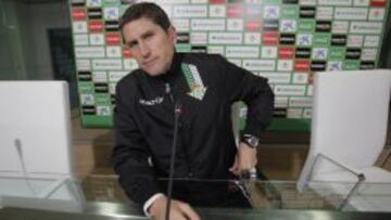 Garrido, en rueda de prensa.