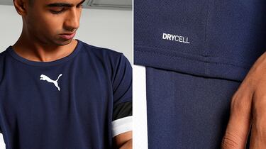 Mantente seco al entrenar con esta camiseta deportiva Puma para hombre