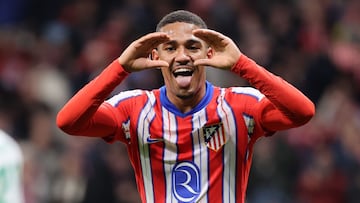 Lino, en el Atlético-Getafe de la 24-25. El Flamengo es mejor que el Atleti.