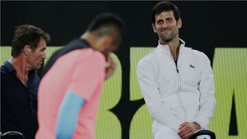 Djokovic y la libertad de decidir sobre vacunación: "Por una vez coincido con Kyrgios"