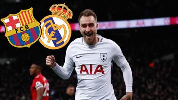 "Eriksen tiene hueco en el Real Madrid o el Barcelona"