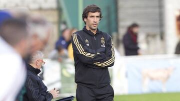 Raúl, técnico del Real Madrid Castilla.
