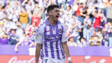 Waldo celebra el gol marcado ante el Athletic.