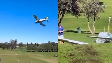 El terrorífico aterrizaje de emergencia en campo de golf que se hizo viral