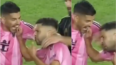 El delantero uruguayo del Inter Miami fue captado aparentemente intentando morder a su compañero Jordi Alba durante el partido entre Inter Miami y Los Ángeles FC, correspondiente a los Cuartos de Final de la Copa de Campeones de la Concacaf.