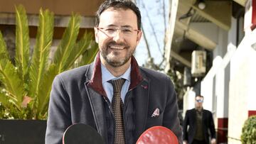 Miguel Ángel Machado, presidente de la Real Federación de Tenis de Mesa.