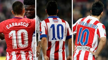 Carrasco, Arda y Agüero con el 10.
