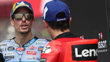 Álex Márquez con Marc Márquez, tras otro doblete con la Ducati en la esprint de MotoGP.