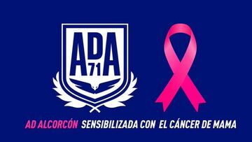 La AD Alcorcón se une al rosa