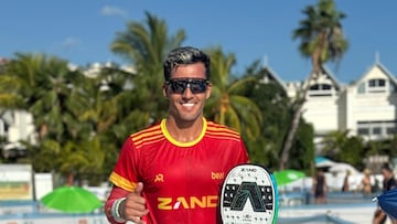El tenista español de tenis playa Antomi Ramos