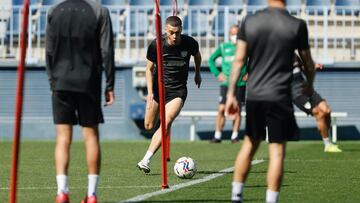 Rahmani, entrenando