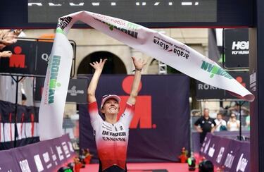 Julian Becker y Julie Derron ganan el Ironman de Vitoria