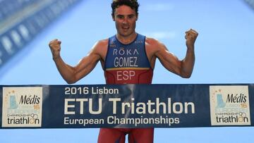 Gómez Noya captura su cuarto título europeo al ganar en Lisboa