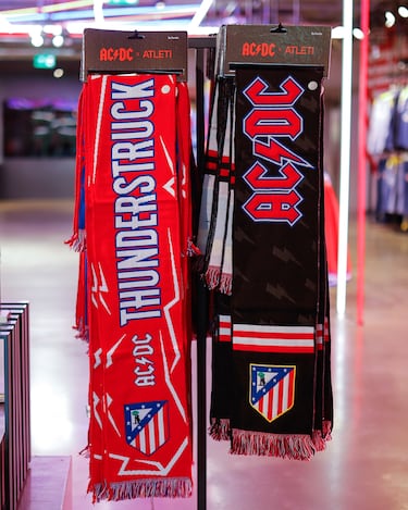 El Atlético se viste de rock junto a AC/DC