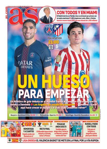 Las portadas de AS de junio