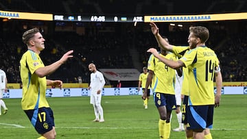 Resumen y goles del Suecia vs. Azerbaiyán, jornada 6 de la Nations League