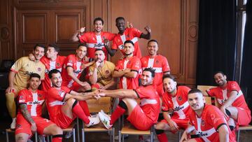 Plantilla del Jimbee Cartagena, antes de la Final Four de Champions.