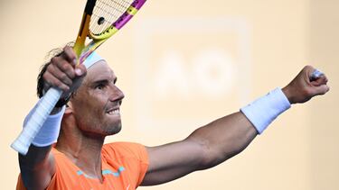 Rafael Nadal, en una foto de archivo del Open de Australia 2023, su último torneo.