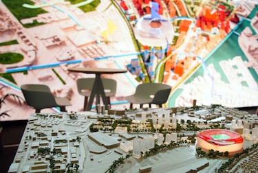 Los alrededores del estadio poseerán numerosas zonas verdad, comercios y todo lo necesario para una experiencia inolvidable.