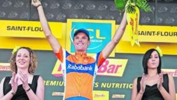 Luis León Sánchez gana la etapa, Voeckler nuevo líder