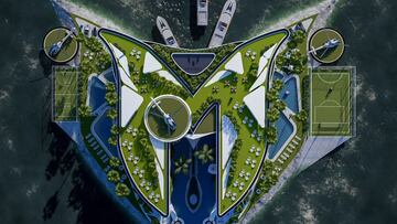 El proyecto arquitectónico de una mansión inspirada en Messi en Miami