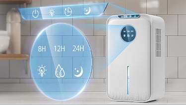 El deshumidificador eléctrico de bajo consumo de Amazon que es top ventas: silencioso y potente