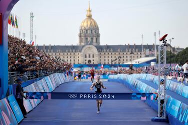 Alberto González, octavo en el triatlón de los 1.400 millones