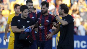 Fran Cruz, lesionado.