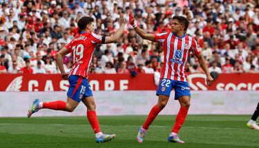 Julián Álvarez empató el partido de penalti. 1-1.
