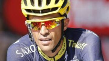 El ciclista español Alberto Contador, del Saxo Tinkoff.
