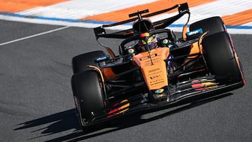 Oscar Piastri (McLaren MCL39). Zandvoort, Países Bajos. F1 2025.