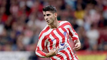Álvaro Morata, con el Atlético.