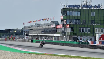 Quartararo durante el GP de la República Checa 2020.